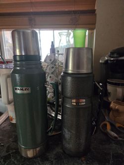 Vintage Stanley and thermos