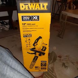 12 In DeWalt 20V Chainsaw Brand New
