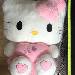 🎀 Giant Hello Kitty Plushie – Approx. 33” Tall