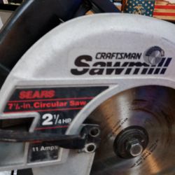 Craftsman Circular Saw 11 Amp With Case