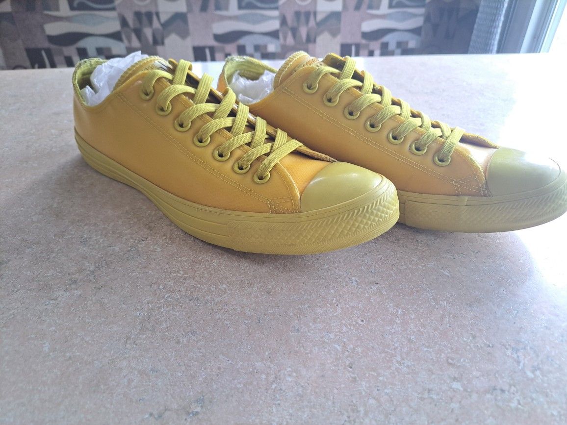 Converse Chuck Taylor All Star Ox 'Lemon Yellow' 153806C All Rubber Latex Rain