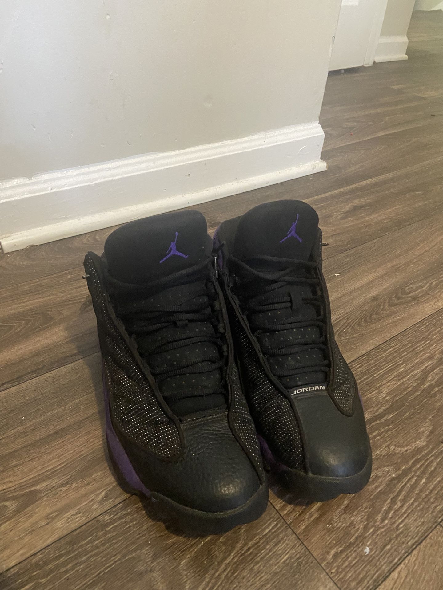 Purp And Black Jordan’s