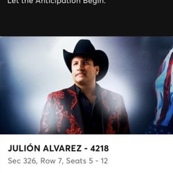 JULION ALVAREZ CONCERT- FRIDAY