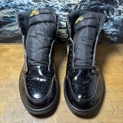 Air Jordan 1 Retro High OG Metallic Black Patent Leather 2020