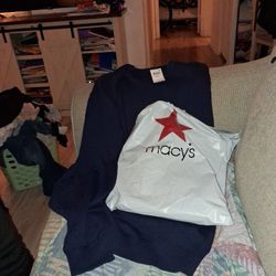 2XL NAVY BLUE SWEATER