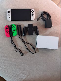 Preowned - (Excellent) Nintendo Switch OLED w/ Extras