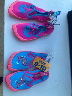 New Water Shoes, Pool shoes girls size 9-10, $5 per pair