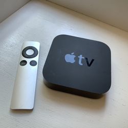 Apple TV With Remote & Power Cord 