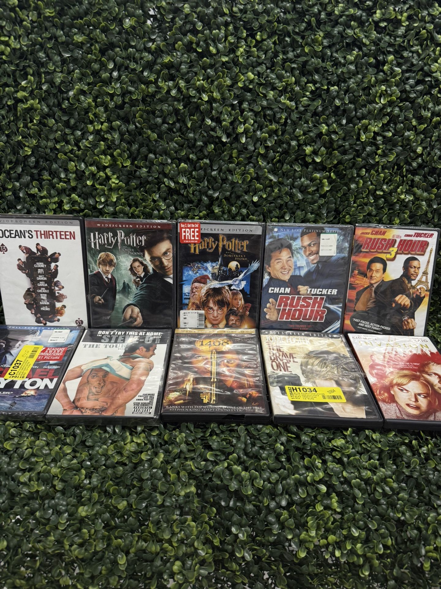 ✨ Movie DVD Lot x10 – Harry Potter, Rush Hour, Ocean’s 13, 1408 (#10)