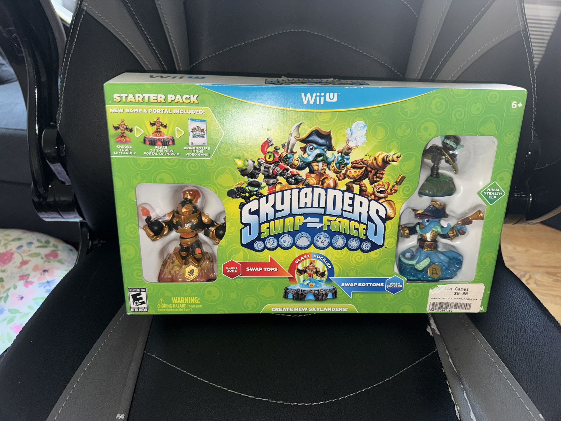 Skylanders Swap Force Nintendo Wii U 2013 Starter Pack Extra Characters 6 Total