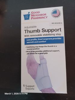 Good Neighbor Pharmacy Adjustable Thumb Support