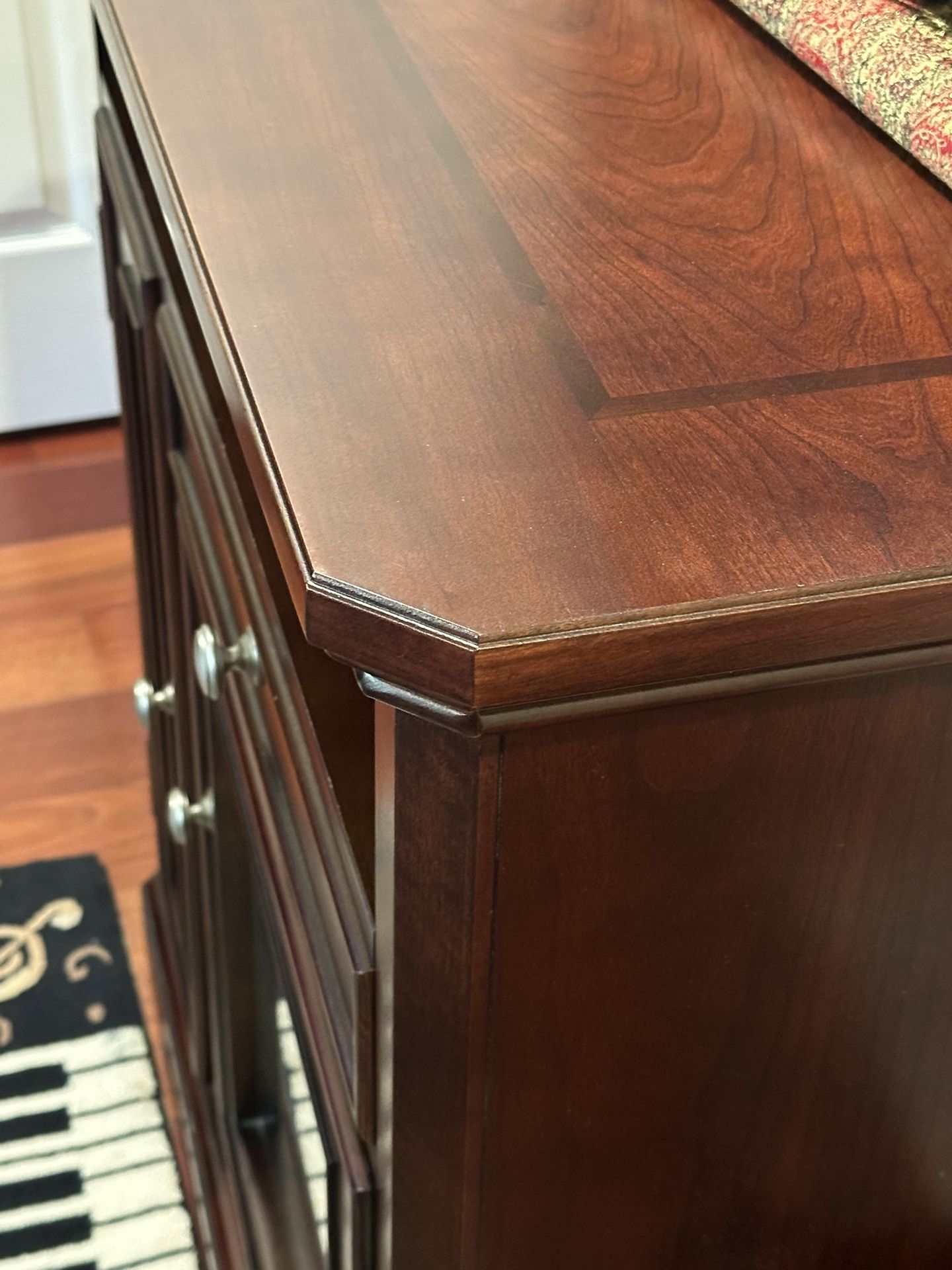 Solid Wood TV Stand And Storage