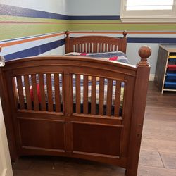 Wood Twin Bed 