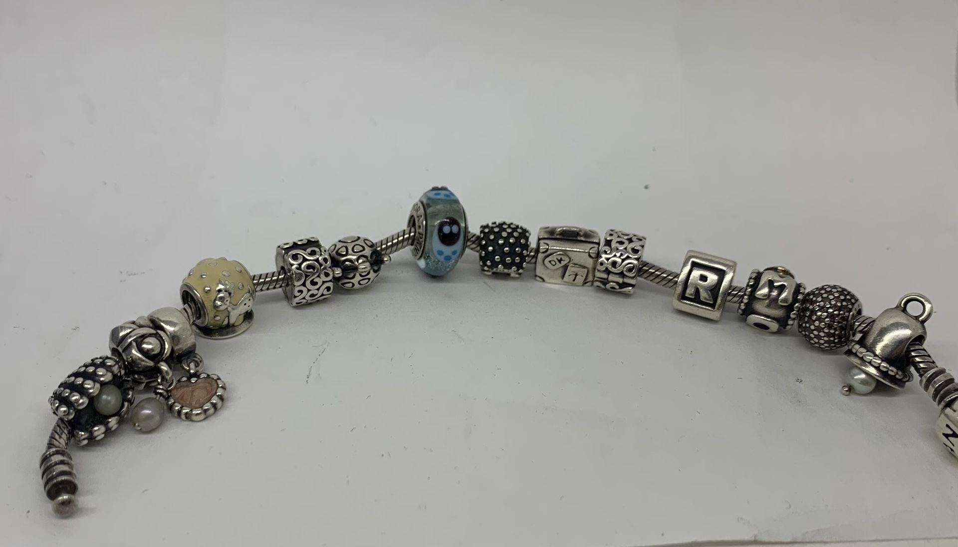 Pandora Bracelet With Lots Of Charms