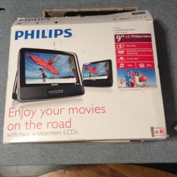  Portable DVD Player Dual Screen For Vehicle Or Home Use