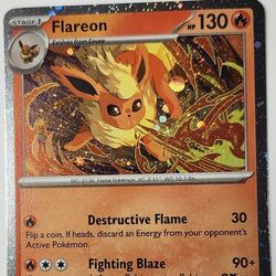 Pokémon Flareon Holo Bleed 💫 $10