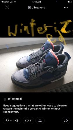 Jordan 4 winterized