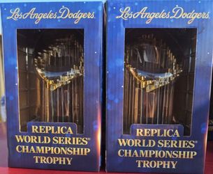 LA DODGERS 2025 replica World Series trophy