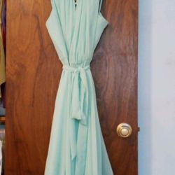 Blue little girl dress
