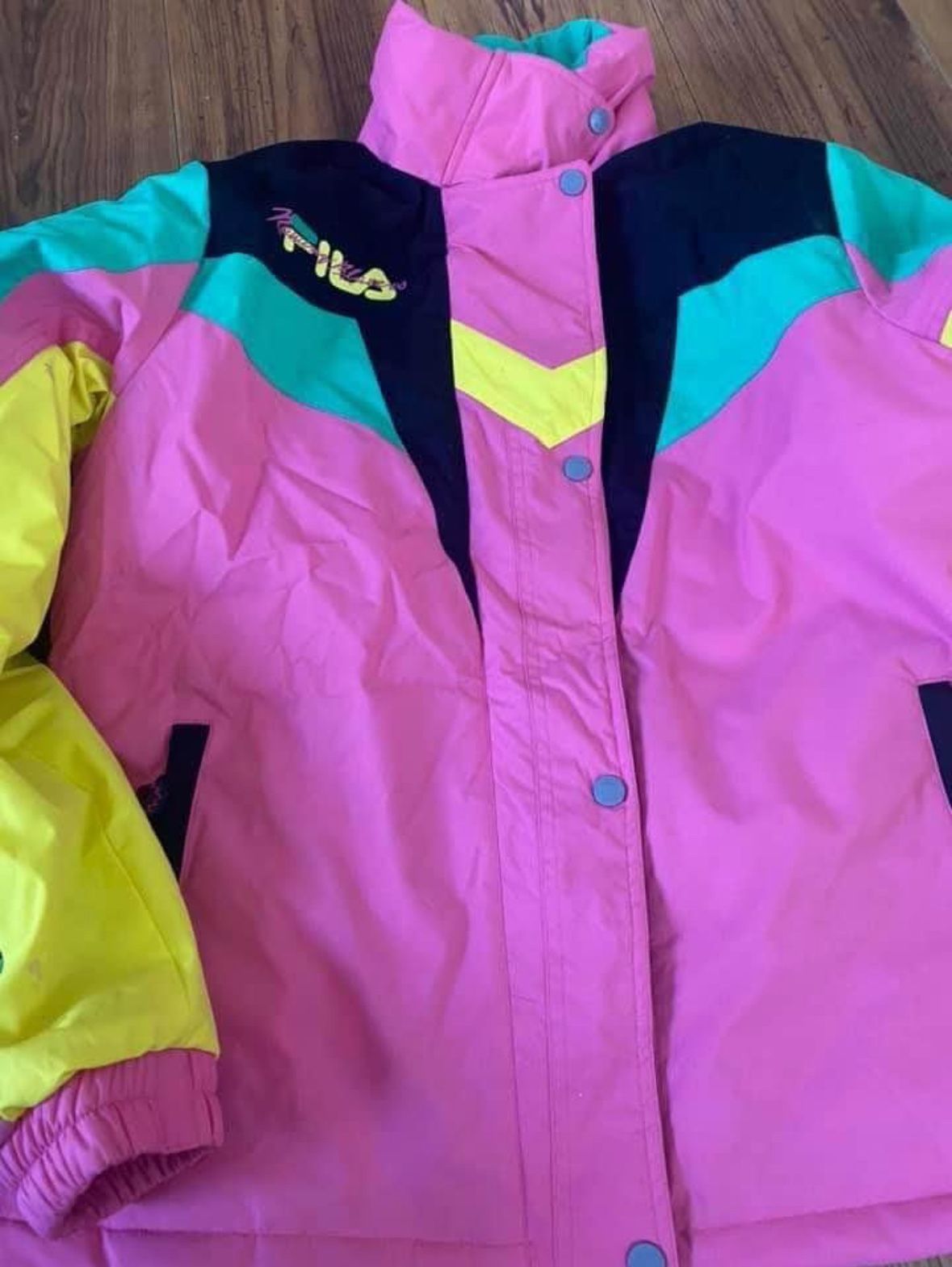 Fila Rowing Blazers Ski Puffer Jacket read description