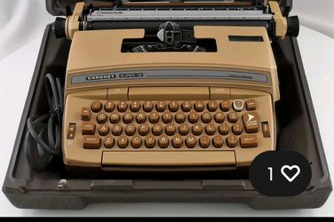 Vintage Smith-Corona Super 12 Electric Typewriter With Case