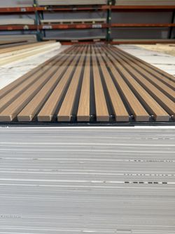 Sound Barrier Panel Oak Color 