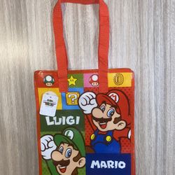 New Super Nintendo World Bag Reusable Tote Mario Luigi Toad Universal Studios 