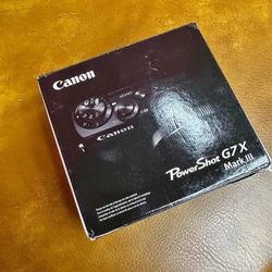 Canon power shot g7x mark iii camera