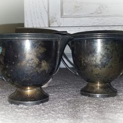 Antique silverware set of 2 - milk 'n sugar