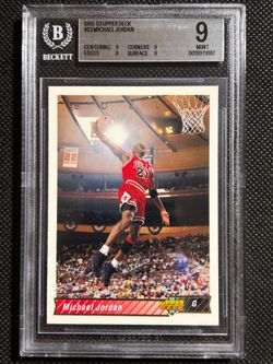 1992 Upper Deck Michael Jordan #23 BGS 9 Mint HOF Chicago Bulls