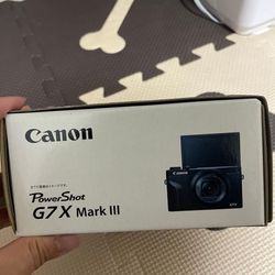 Canon PowerShot G7 X Mark III Digital Camera - Black Like New
