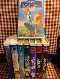 VCR Disney Movies
