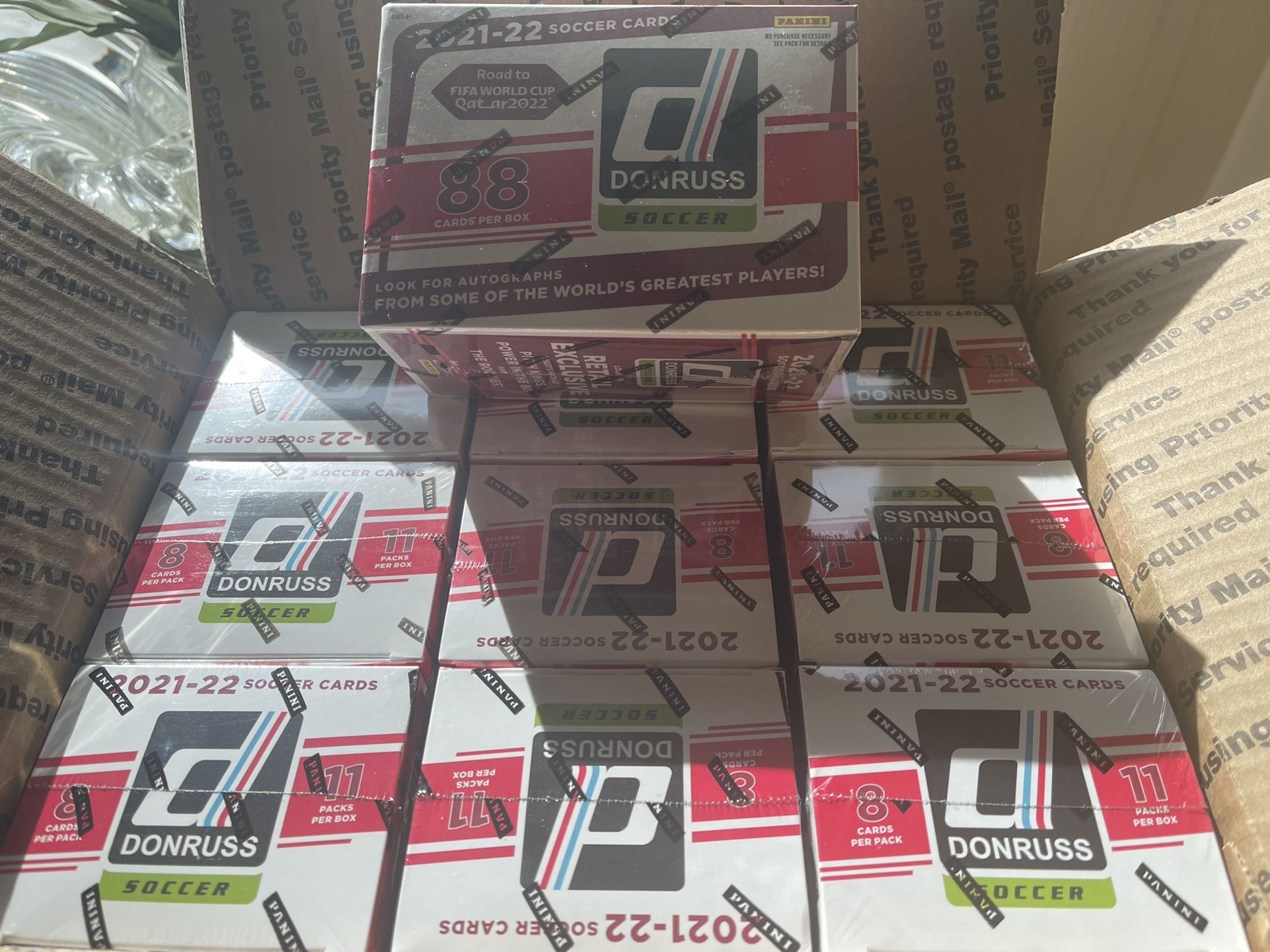 2021 2022 Donruss Soccer Road To FIFA World Cup Qatar 2022 (Lot Of 10)