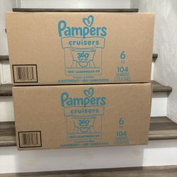 Pamper Diapers Size 6(104 Count)