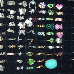 Rings Halloween Accessories Kids Adults 