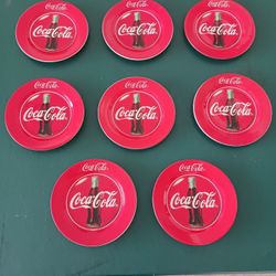 Vintage Coca-cola Plates 