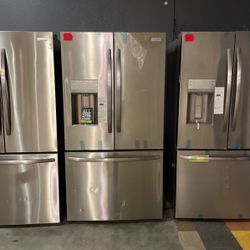 New Frigidaire Stainless Steel Bottom Freezer Refrigerator‼️‼️