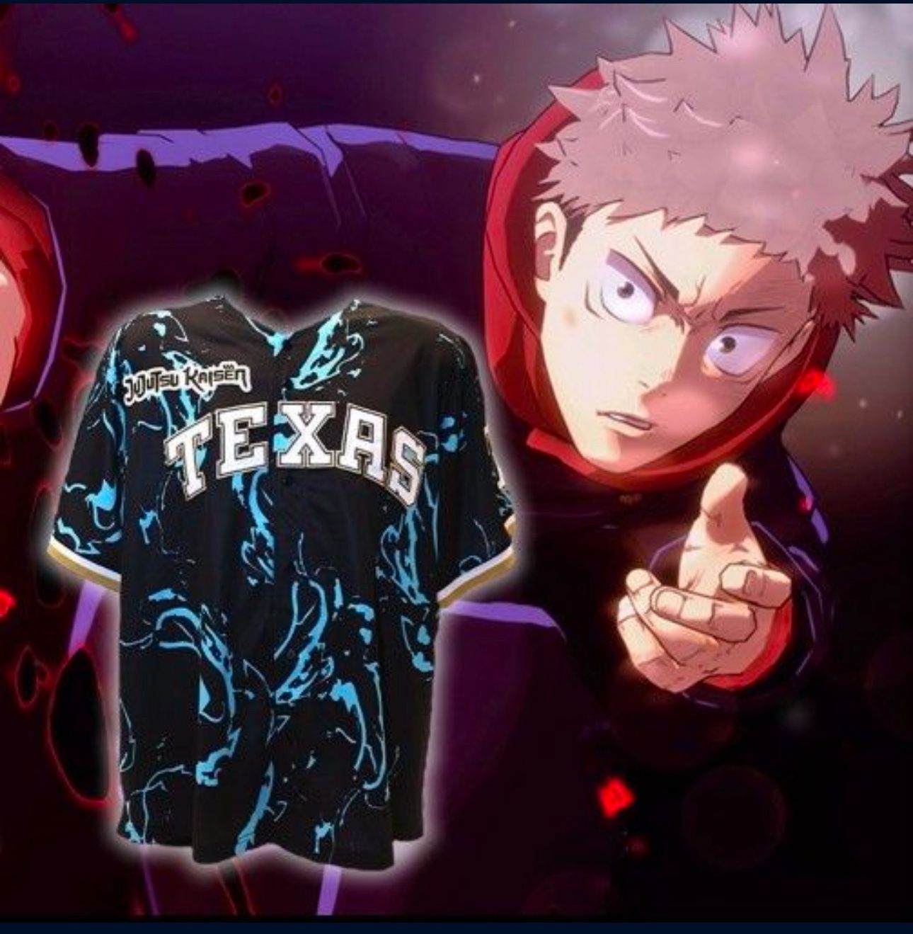 Jujutsu Kaisen Texas Rangers Jersey