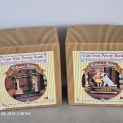 CAST IRON PENNY BANKS