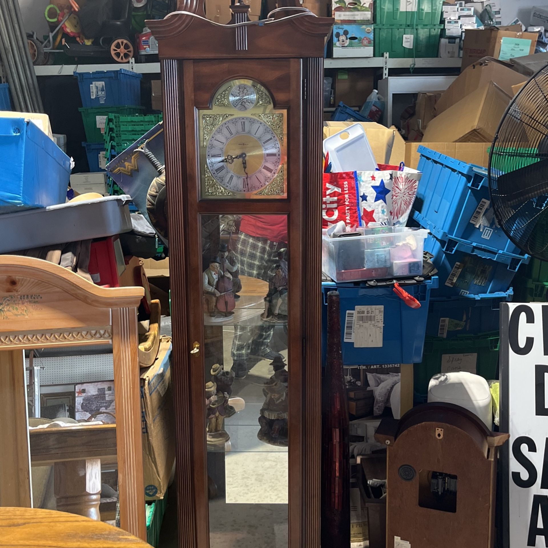 Grandfather Clock Curio Cabinet