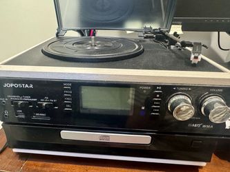 JopoStar Record, radio (am/fm), MP3 & CD player
