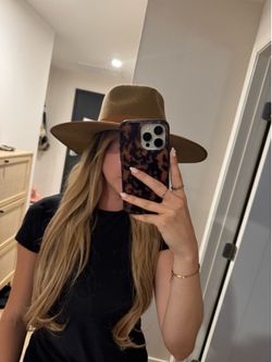 Lack of Color Teak Rancher Wool Felt Fedora - Brown/Camel - Size Small