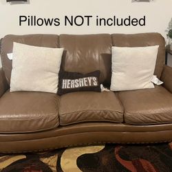 Leather couch