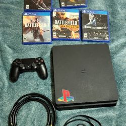 Ps4 With Games Controller Wires 300 Obo No Trades