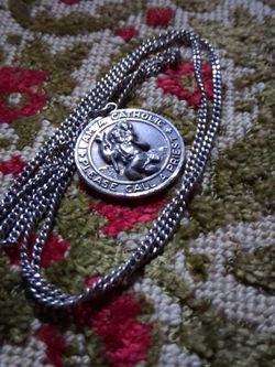 Sterling Silver Chain & Pebble Call A Priest