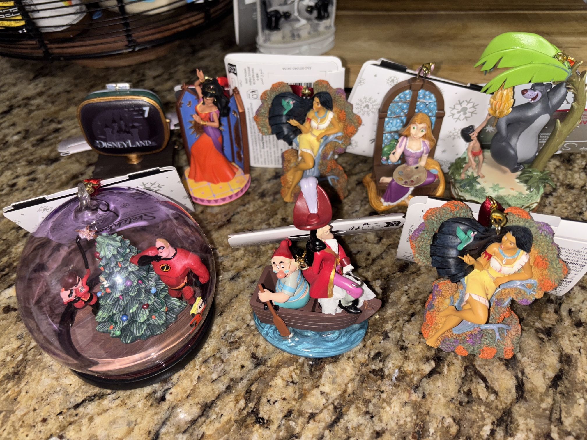 Disney store Ornament Rapunzel Princess Pixar Esmeralda