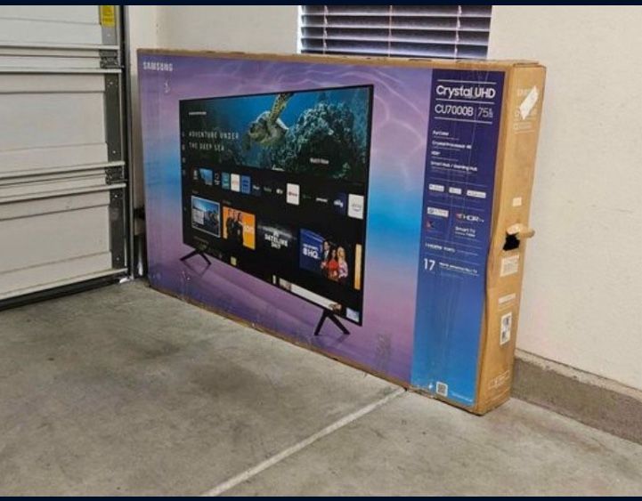 75” Samsung Smart 4K LED HDR TV