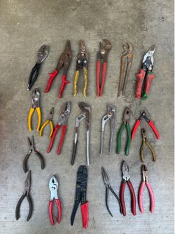 Pliers tool lot