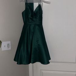 Mini Green Dress