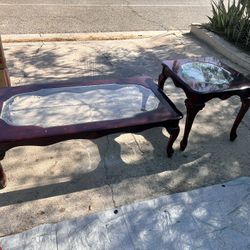 Coffee Table With Side Table (Home Decor)